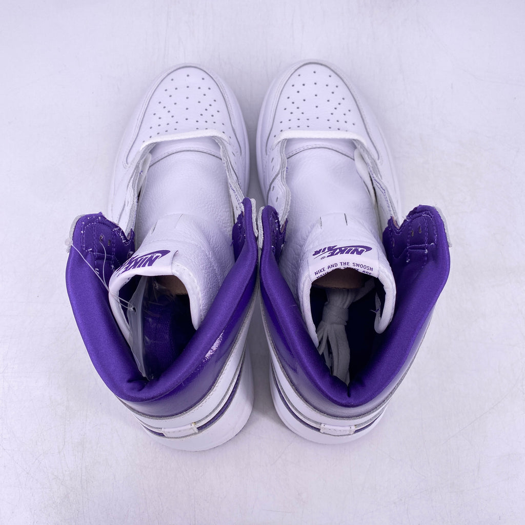 Air Jordan (W) 1 Retro High OG "Court Purple" 2021 New Size 12W