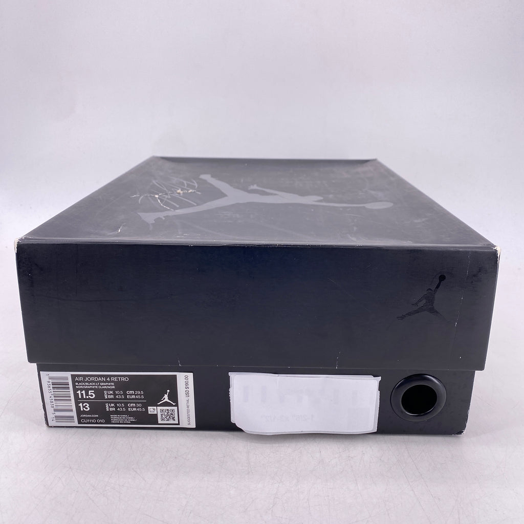 Air Jordan 4 Retro "Black Cat" 2020 Used Size 11.5