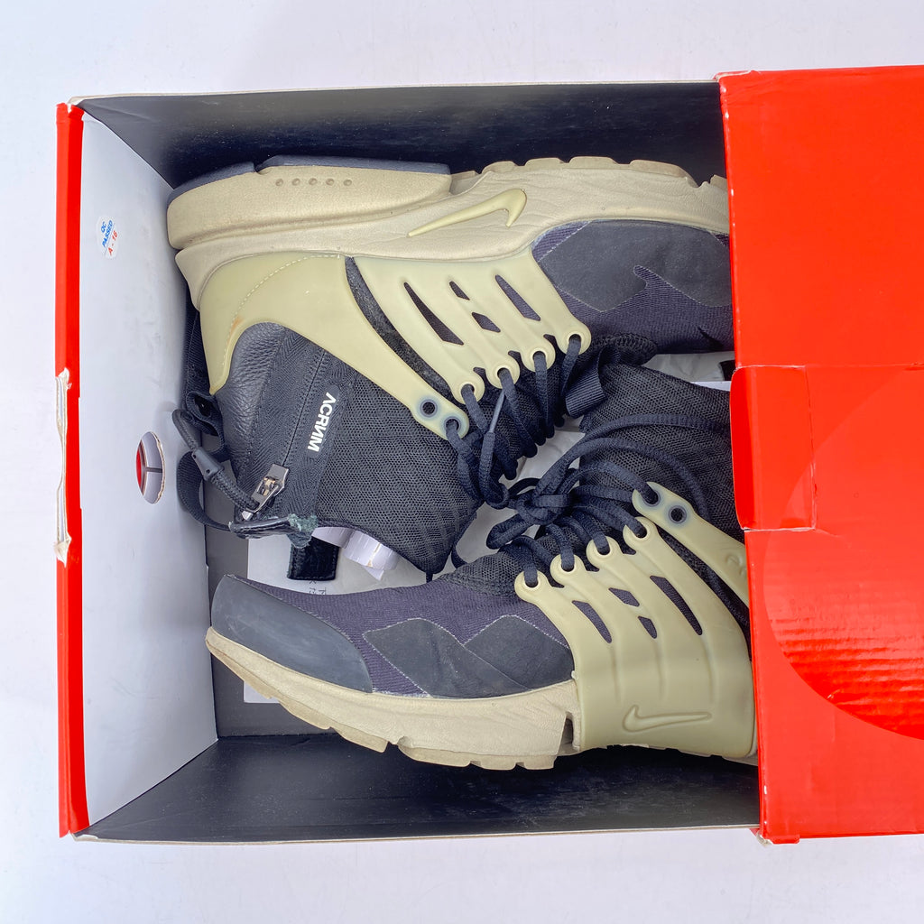 Nike Air Presto Mid "Acronym Olive" 2016 Used Size XXS (7-8)