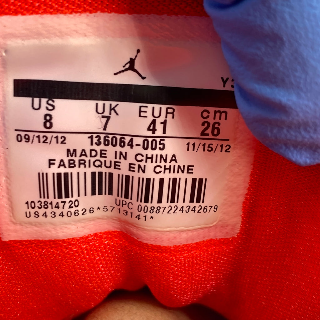 Air Jordan 3 Retro "Crimson" 2013 New Size 8