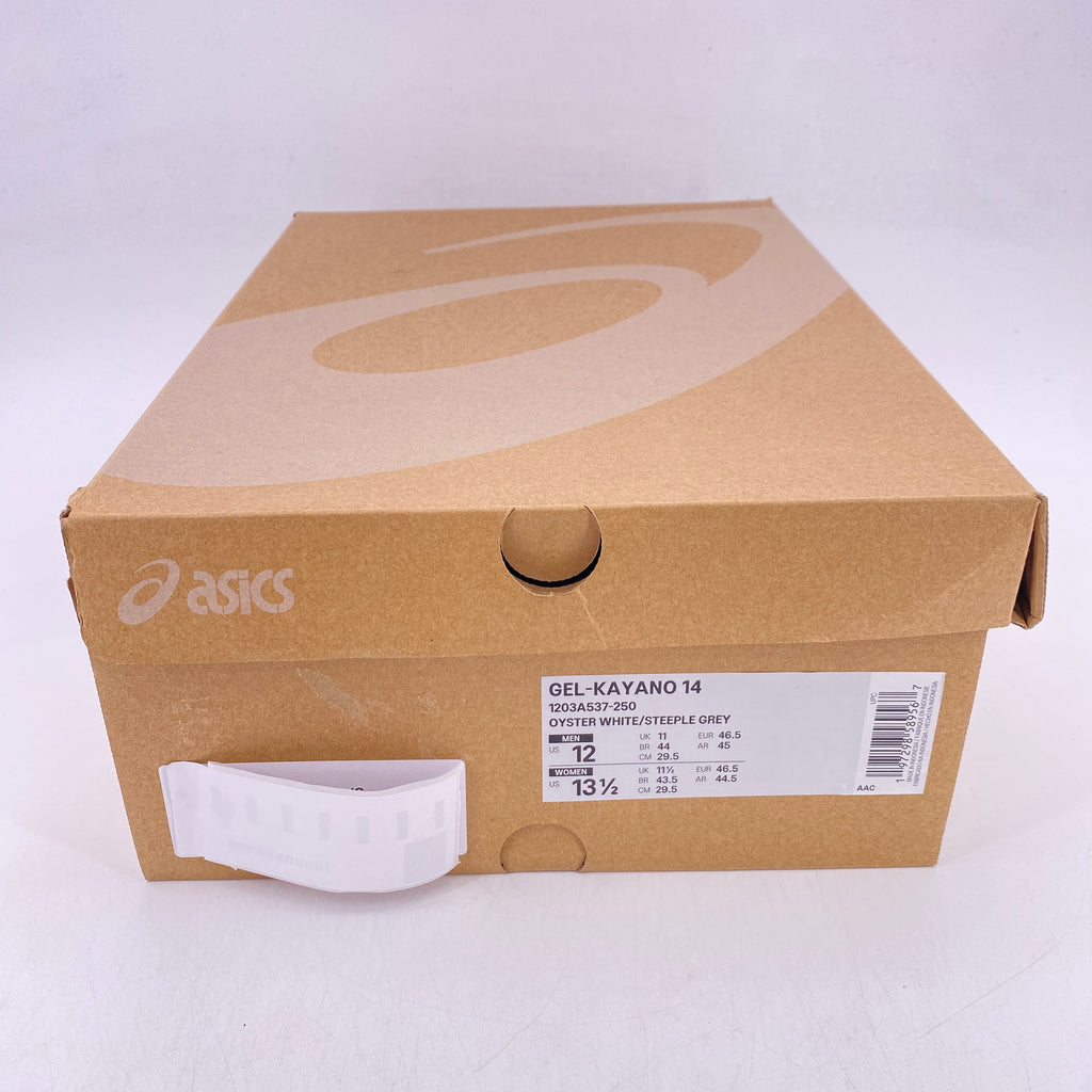 Asics Gel-Kayano 14 "Oyster White Steeple Grey" 2024 New Size 12