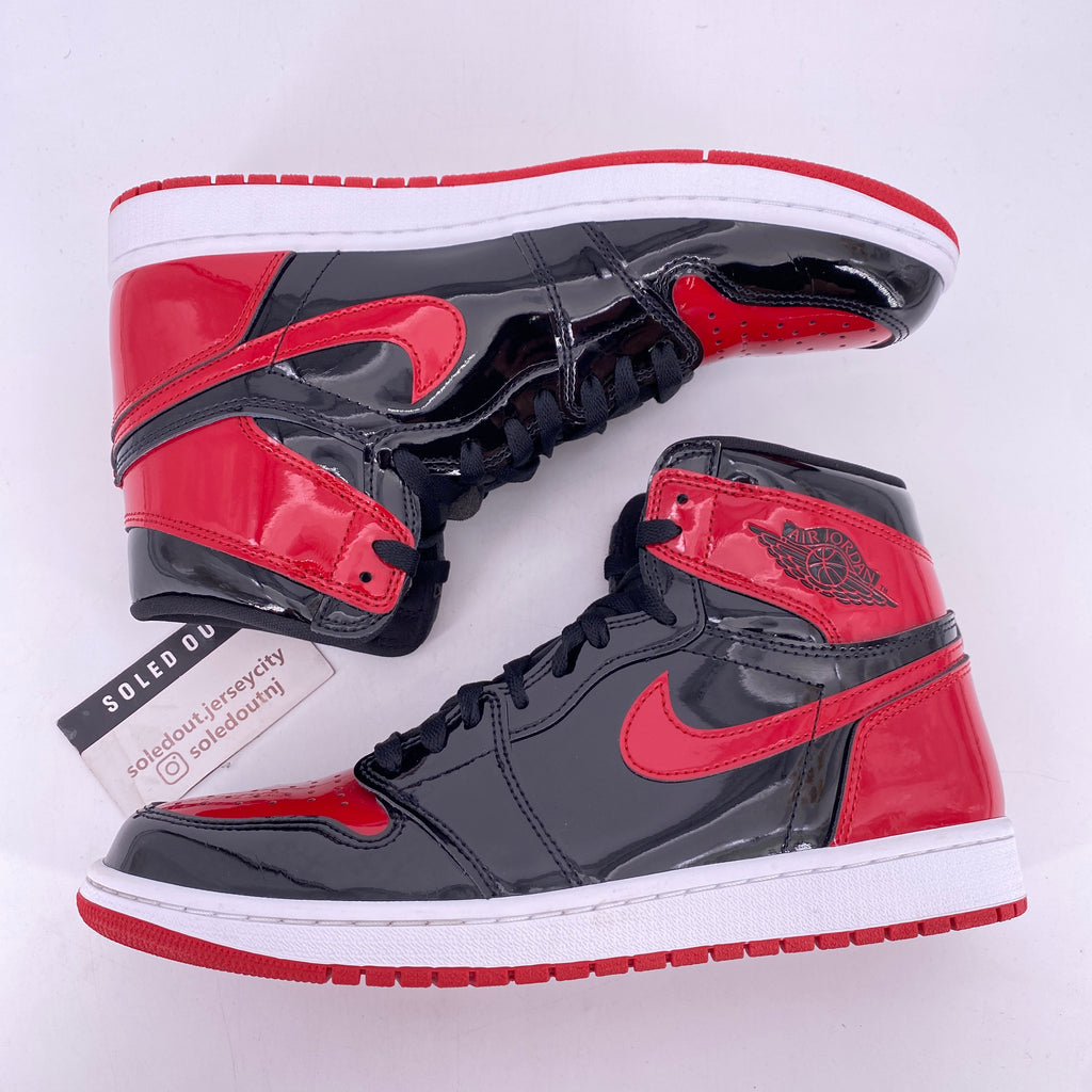 Air Jordan 1 Retro High "Patent Bred" 2021 Used Size 10.5