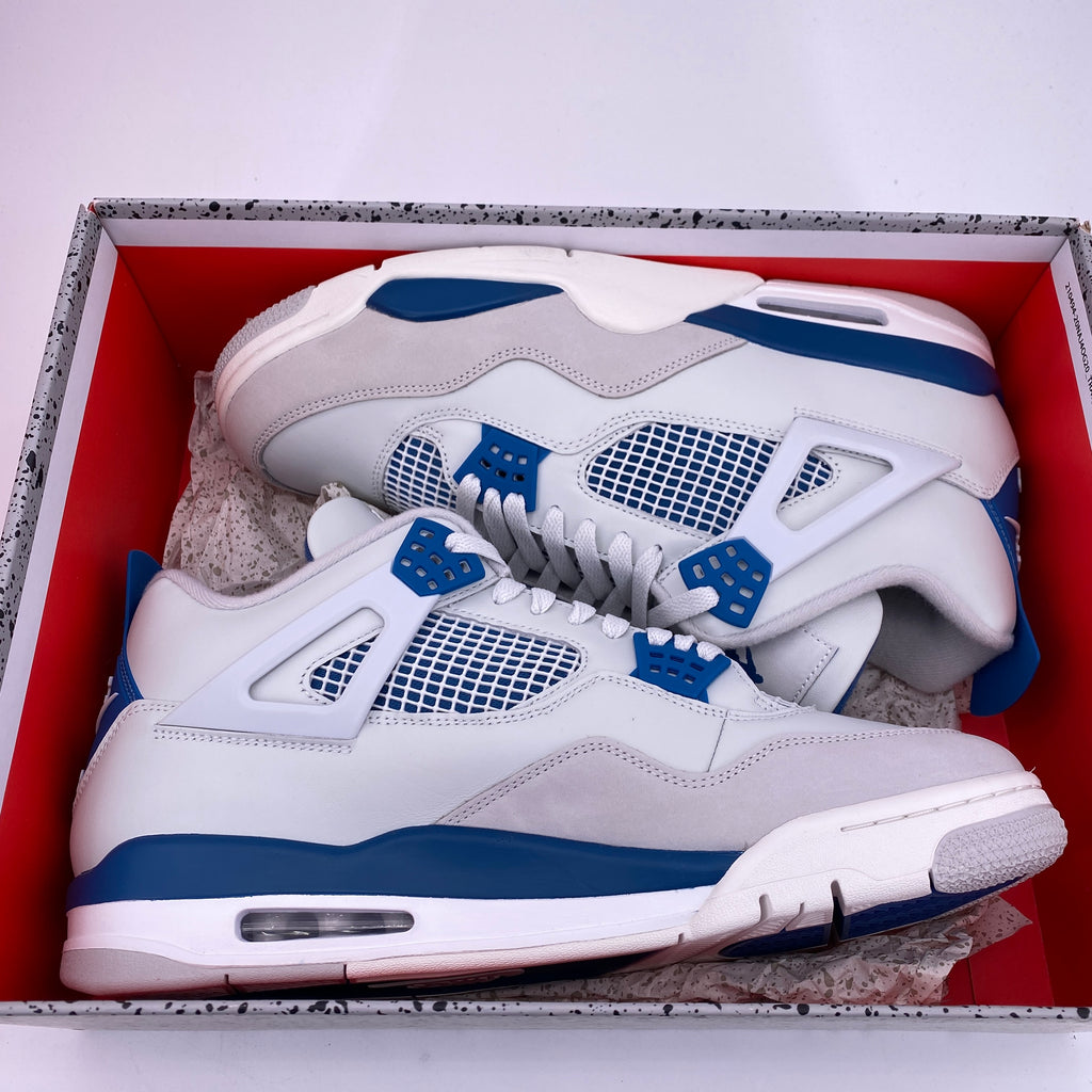 Air Jordan 4 Retro "Military Blue" 2024 New Size 13