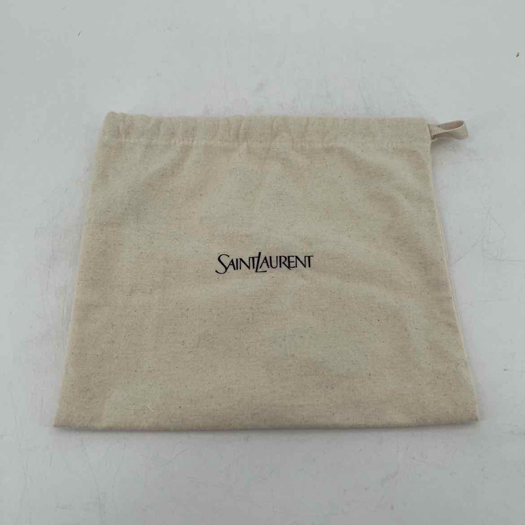 Saint Laurent Wallet "UPTOWN LEATHER CHAIN WALLET" Used Black Size OS