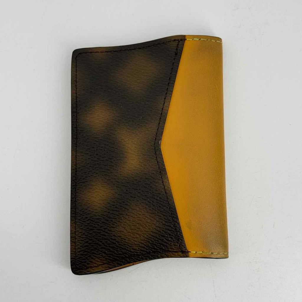 Louis Vuitton Wallet "BLURRY MONOGRAM" Used Brown