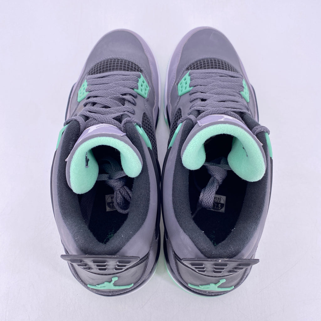 Air Jordan 4 Retro "Green Glow" 2013 Used Size 11.5