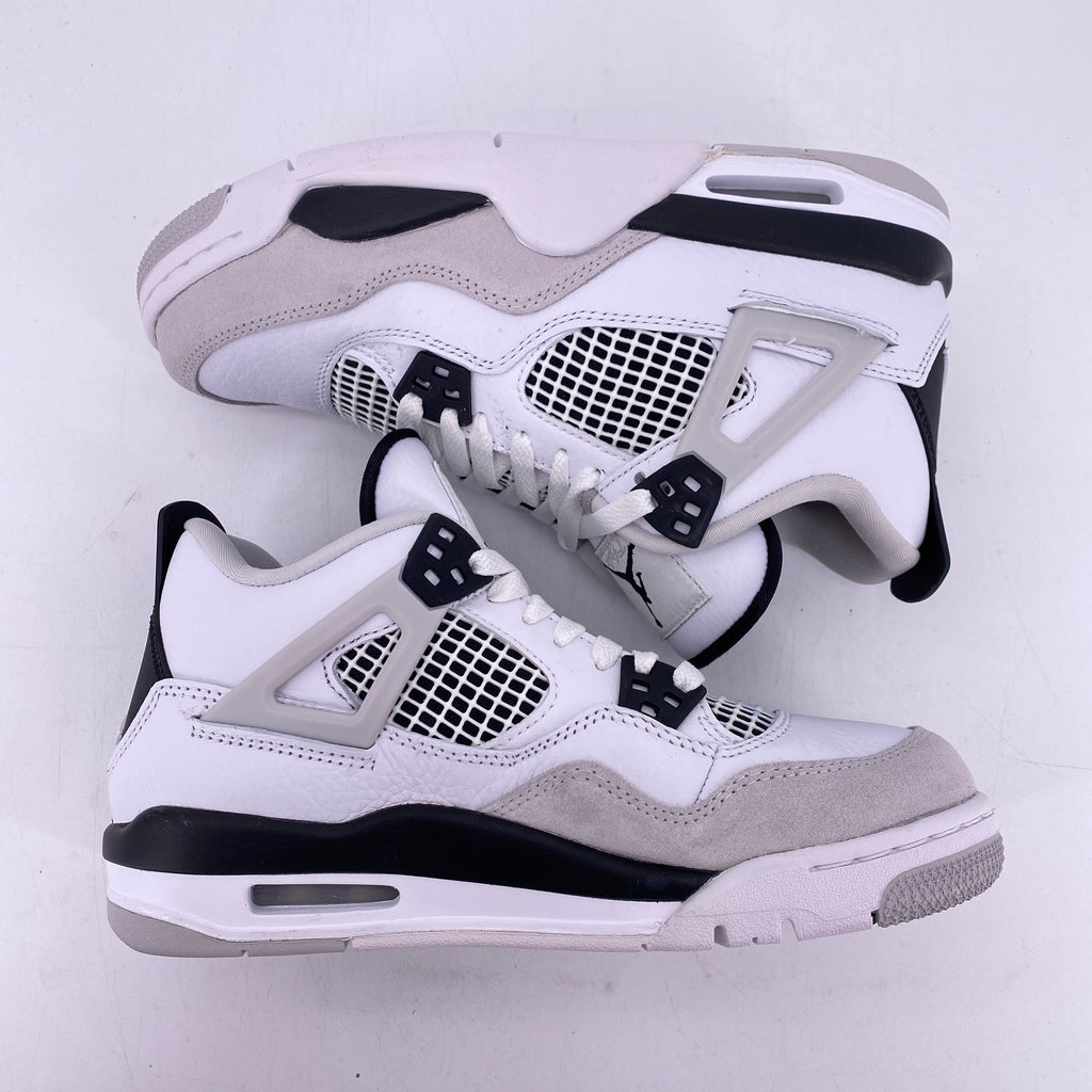 Air Jordan (GS) 4 Retro "Military Black" 2022 New Size 6Y