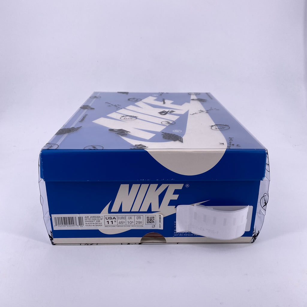 Air Jordan 1 Retro High "Travis Fragment" 2021 New Size 11.5