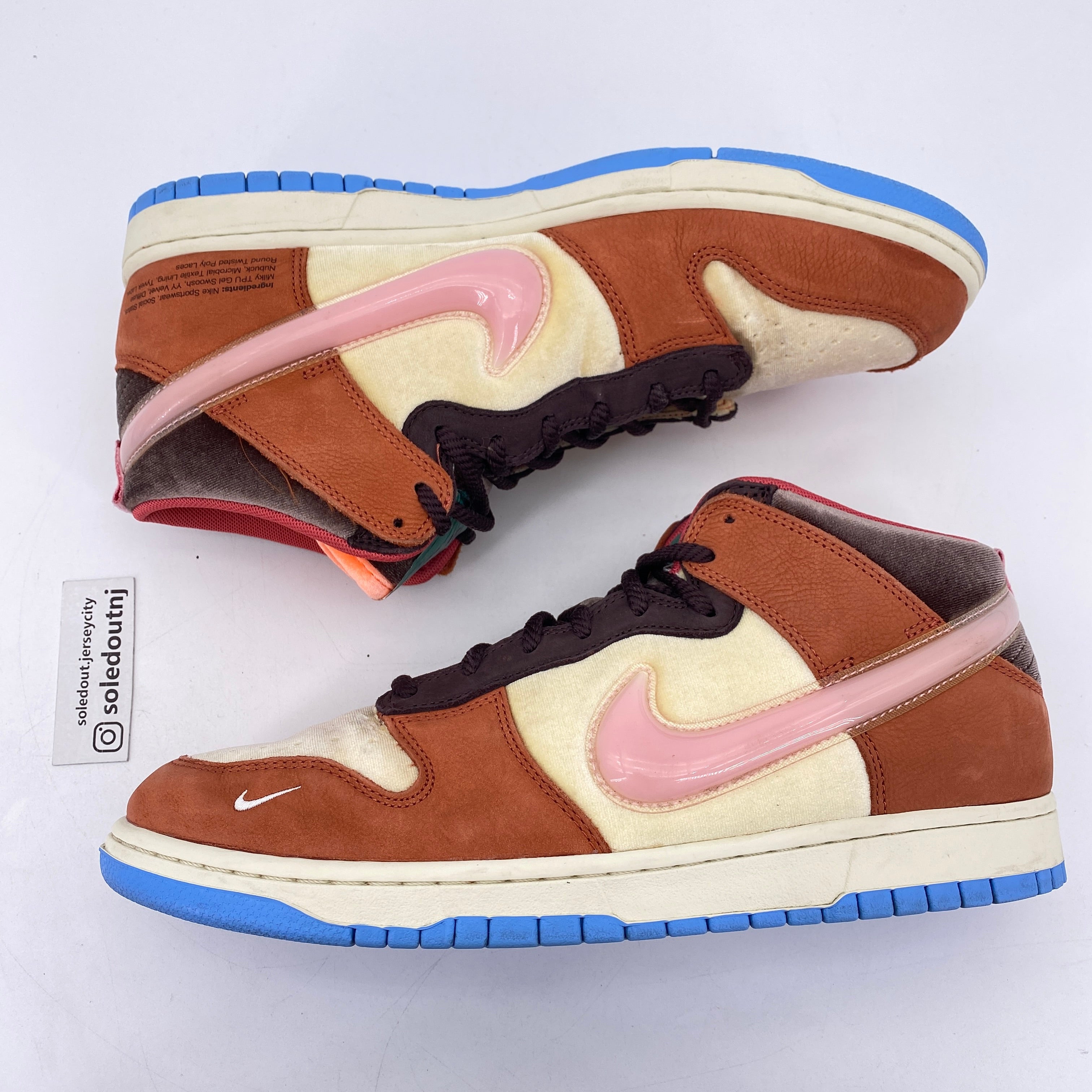 Nike Dunk Mid / SS &quot;Chocolate Milk Ss&quot; 2021 Used Size 11.5