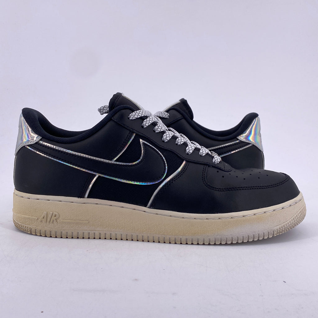 Nike Air Force 1 Low LV8 "Black Iridescent Outline" 2019 Used Size 11
