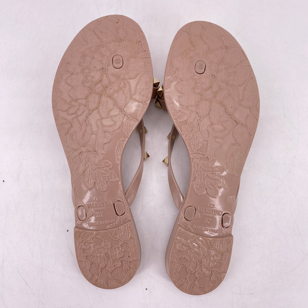 Valentino Flip Flops "Rockstud Jelly"  Used Size 37W