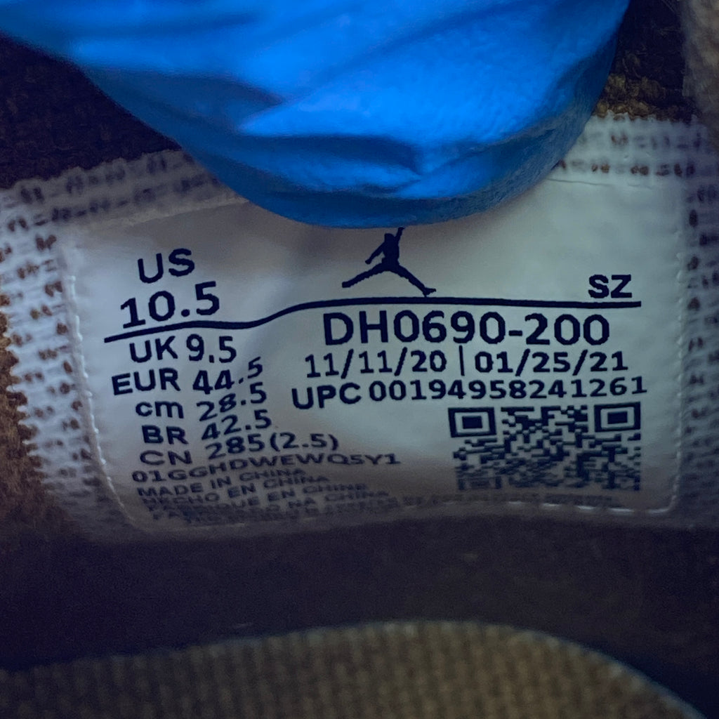 Air Jordan 6 Retro "British Khaki" 2021 Used Size 10.5