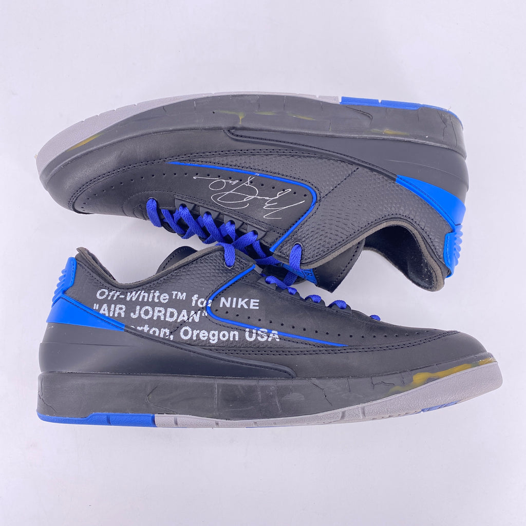 Air Jordan 2 Retro Low "Ow Black Blue" 2021 Used Size 12