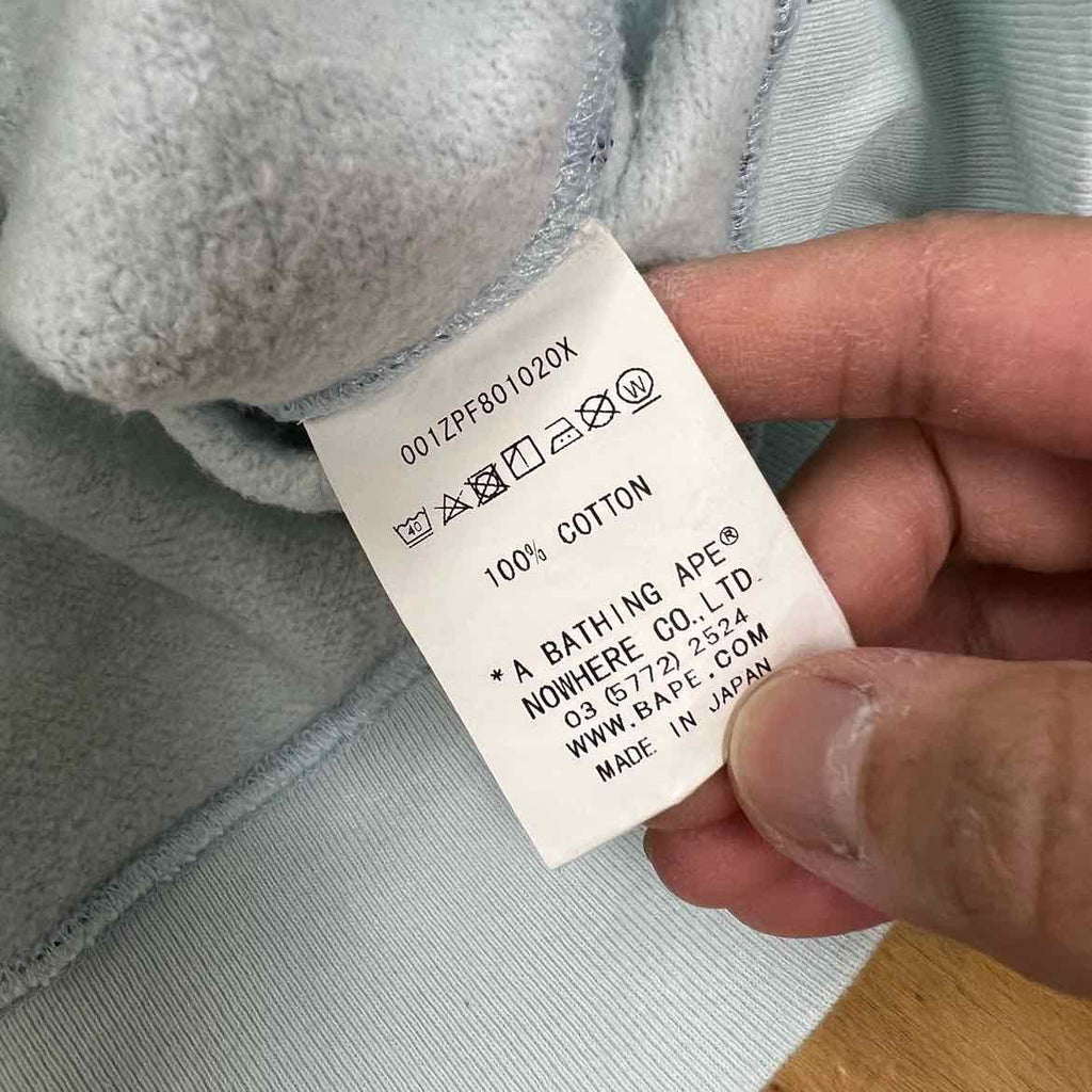 Bape Hoodie "ABC CAMO BLUE" Blue Used Size L