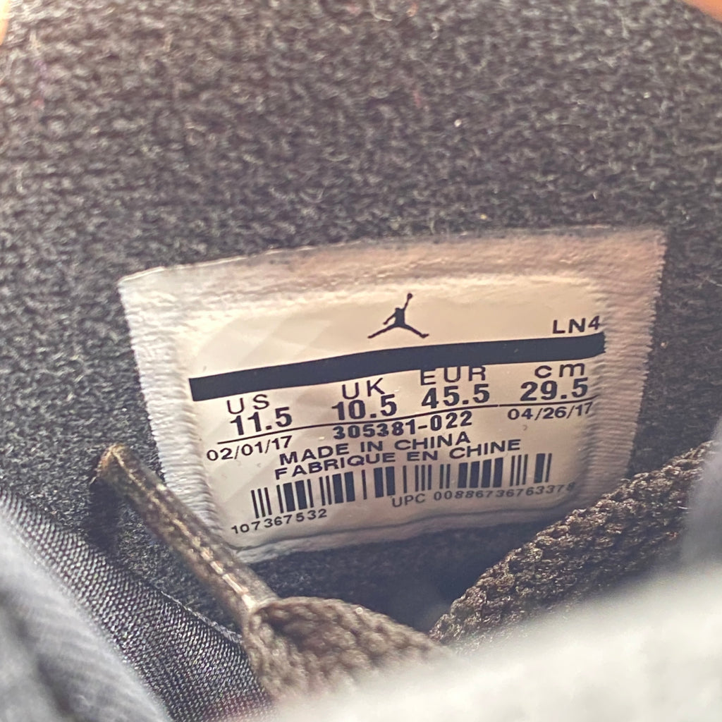 Air Jordan 8 Retro "Black Cement" 2017 Used Size 11.5