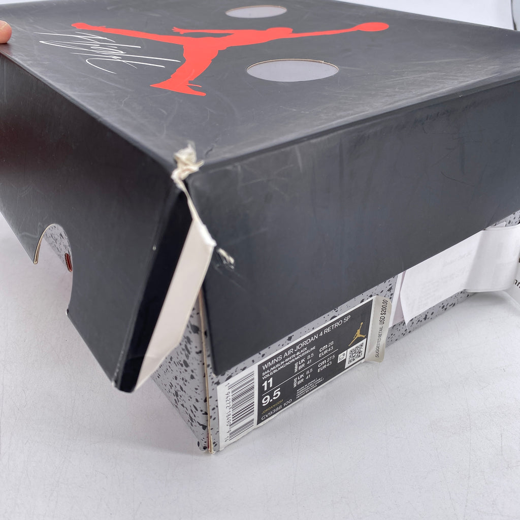Air Jordan (W) 4 Retro "Ow Sail" 2020 Used Size 11W