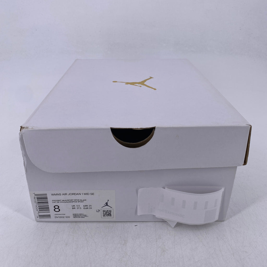 Air Jordan (W) 1 Retro Mid "SPORT SPICE" 2023 New Size 8W
