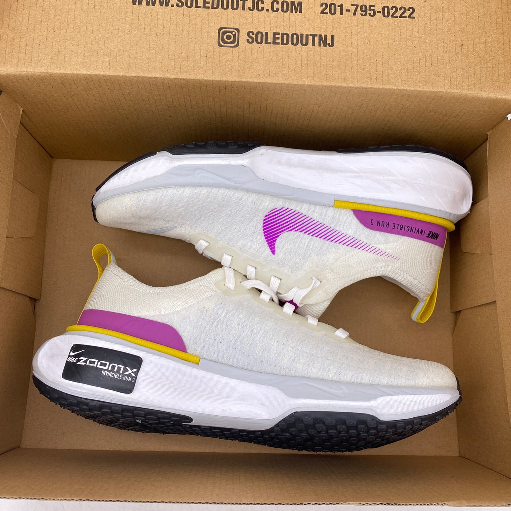 Nike (W) ZoomX Invincible Run 3 "White Vivid Purple" 2023 New Size 7.5W