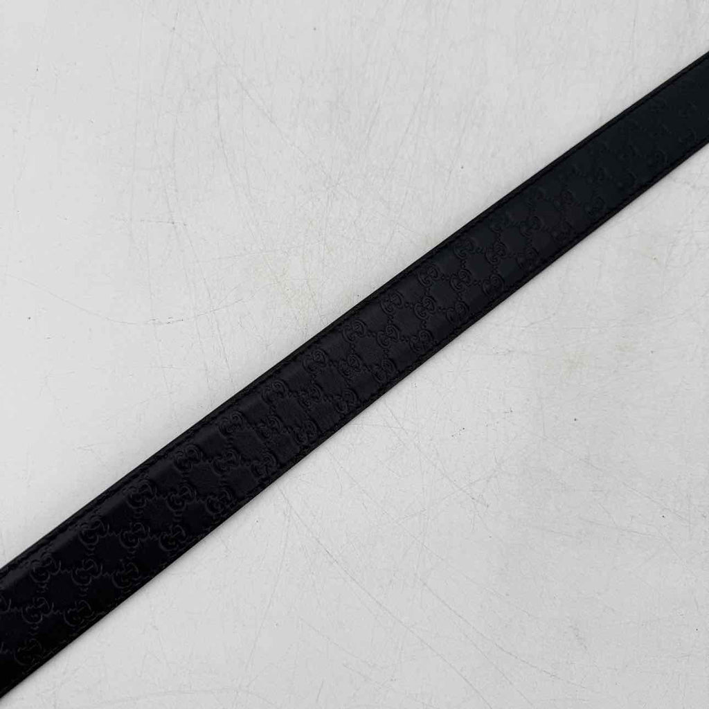 Gucci Belt "MICROGUCCISSIMA" New Blue Size 85