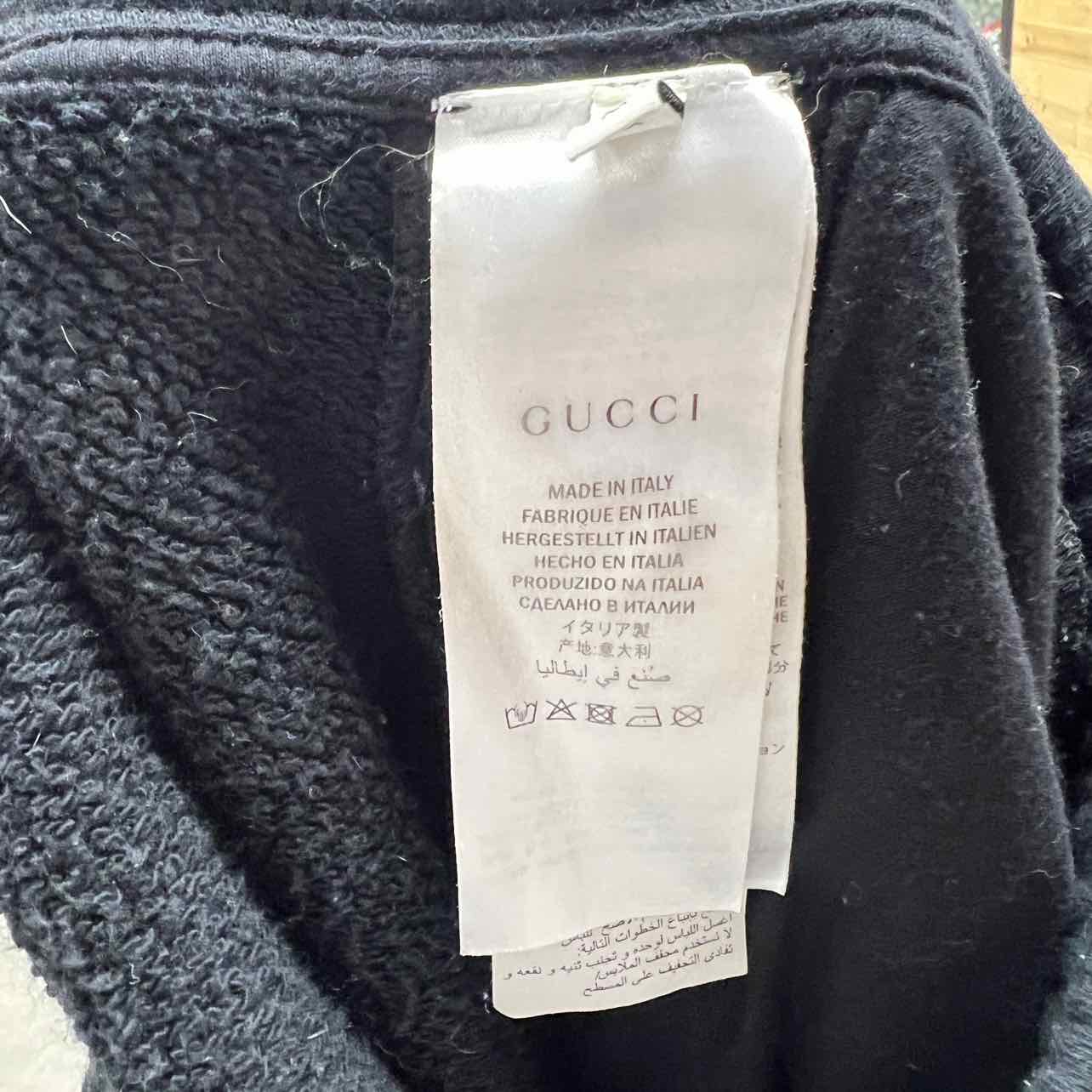 Gucci Sweatpants &quot;GUCCI LOGO&quot; Black Used Size M