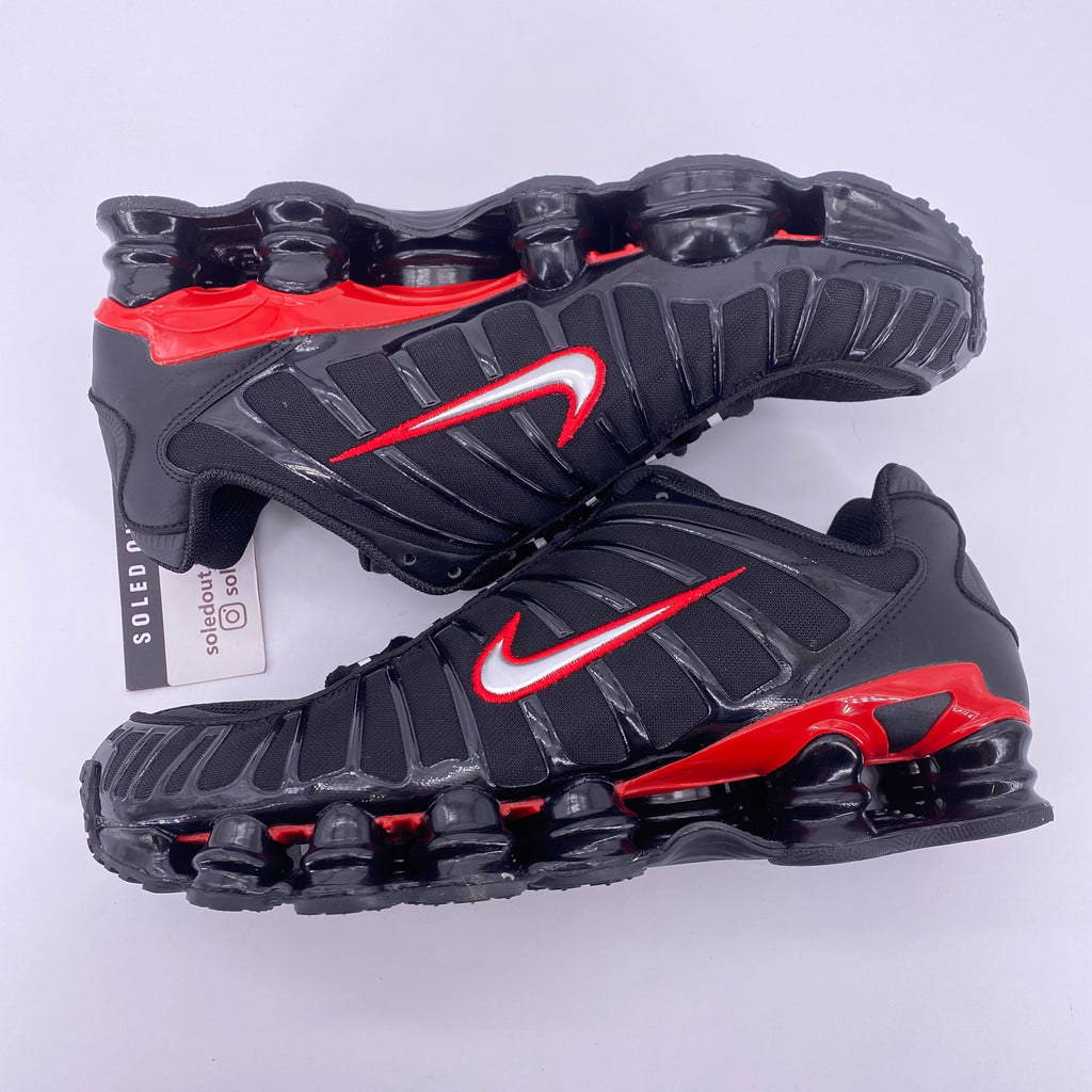 Nike Shox TL "Black University Red" 2024 Used Size 10.5