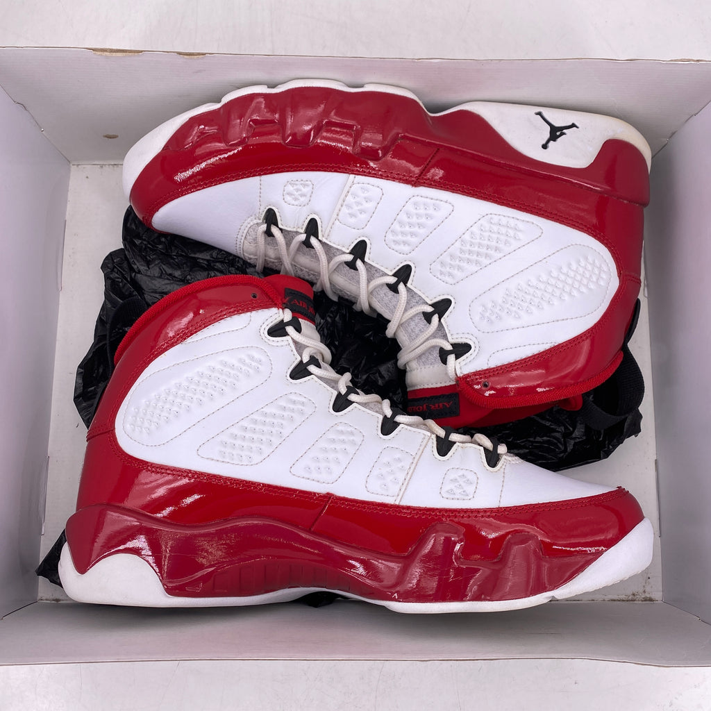 Air Jordan 9 Retro "White Gym Red" 2019 Used Size 9.5