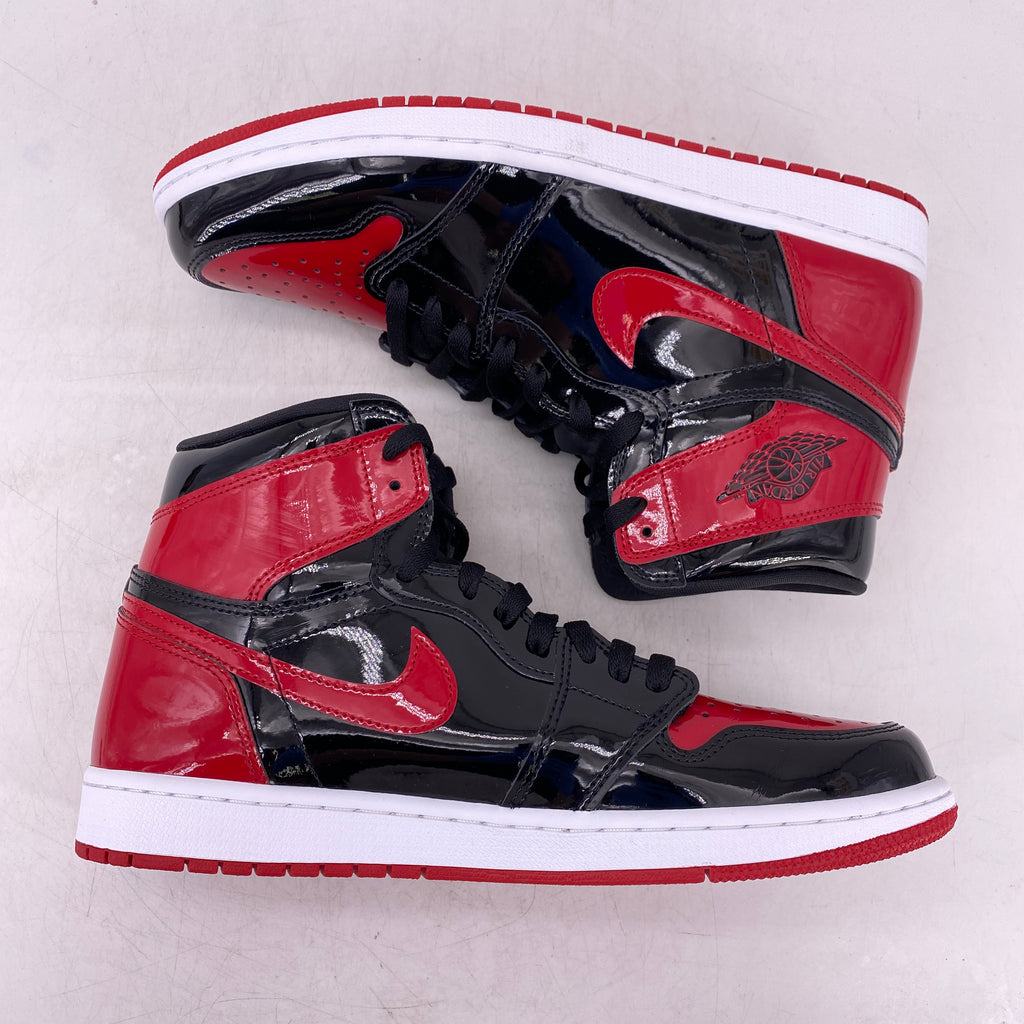 Air Jordan 1 Retro High OG "Patent Bred" 2021 Used Size 10.5