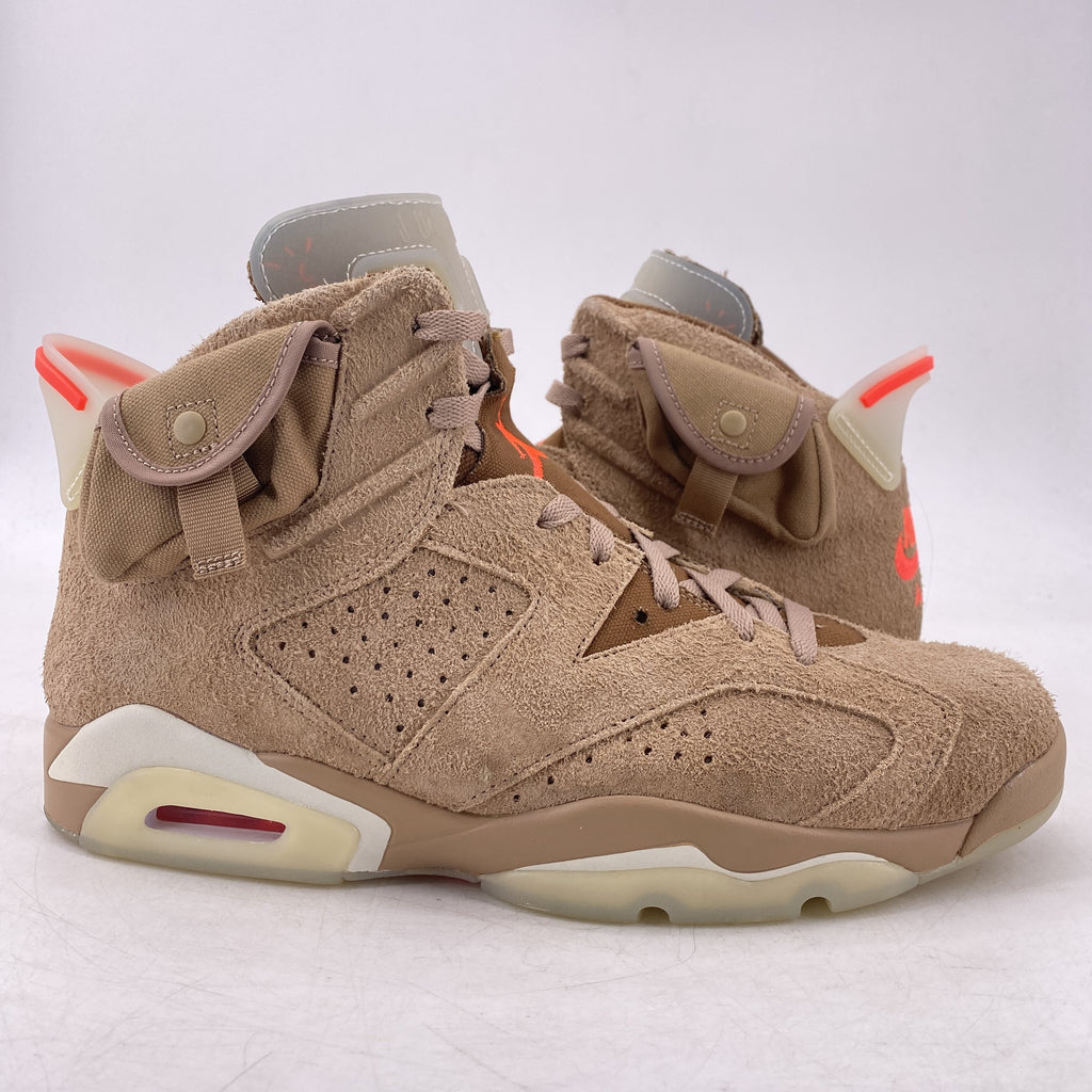 Air Jordan 6 Retro "Travis Scott British Khaki" 2021 Used Size 11
