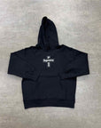 Supreme Hoodie "CROSS BOX LOGO" Black New Size S