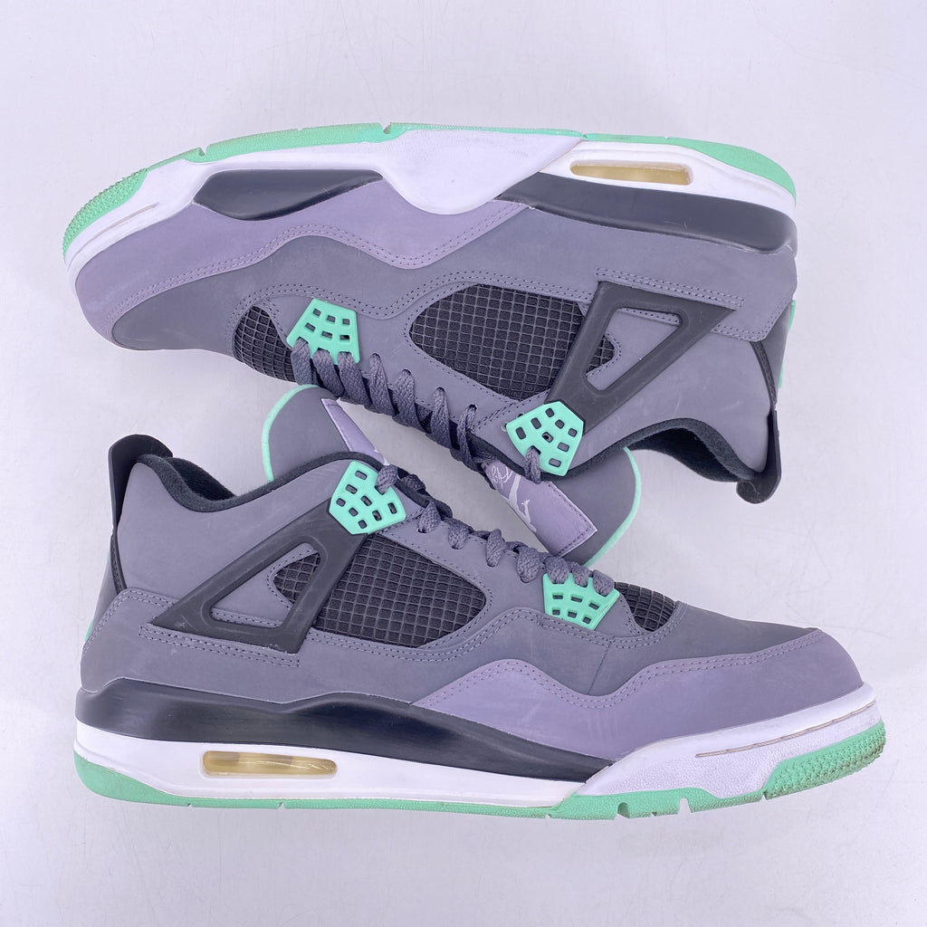 Air Jordan 4 Retro "Green Glow" 2013 Used Size 11.5