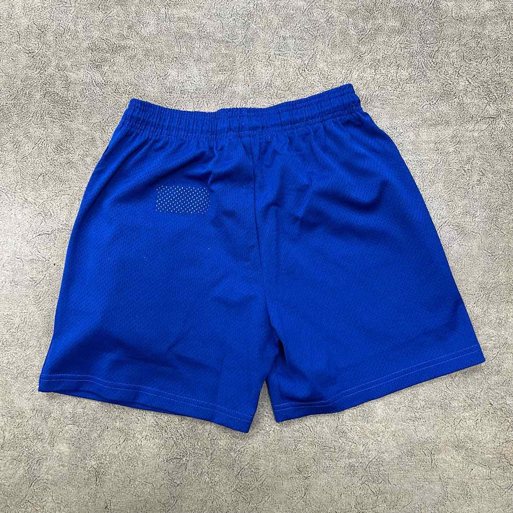 Eric Emanuel Mesh Shorts "LOGO" Blue New Size S