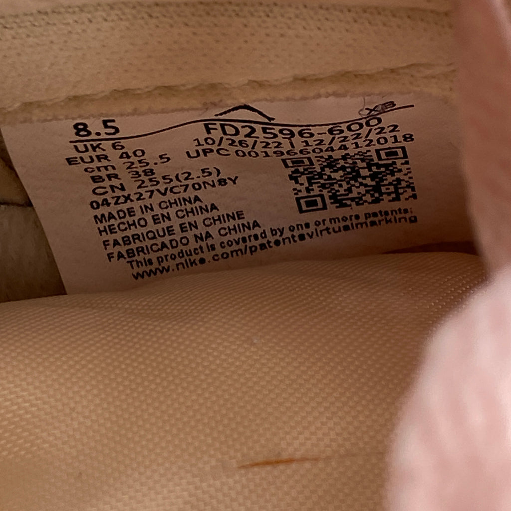 Air Jordan (W) 1 Retro High OG "Washed Pink" 2023 Used Size 8.5W