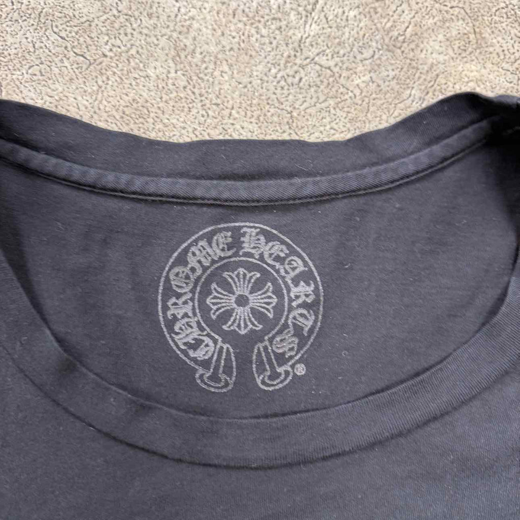 Chrome Hearts Long Sleeve "OUT OF VOGUE" Black Used Size 2XL