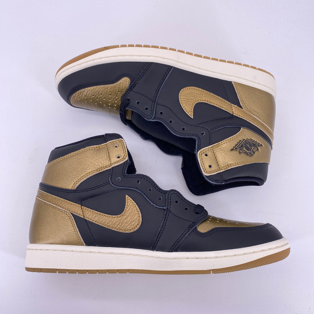 Air Jordan 1 Retro High "Black Metallic Gold" 2024 New Size 10