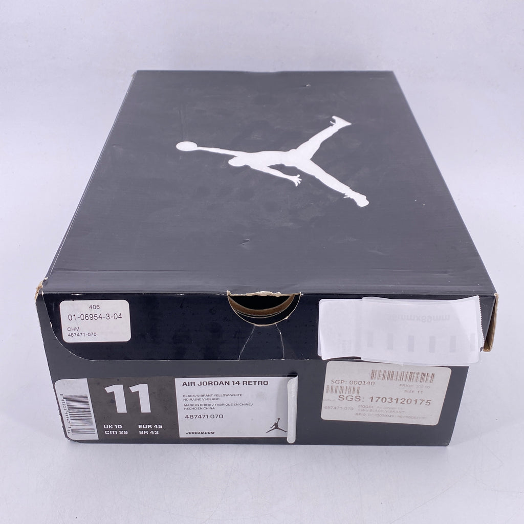 Air Jordan 14 Retro "Thunder" 2014 Used Size 11