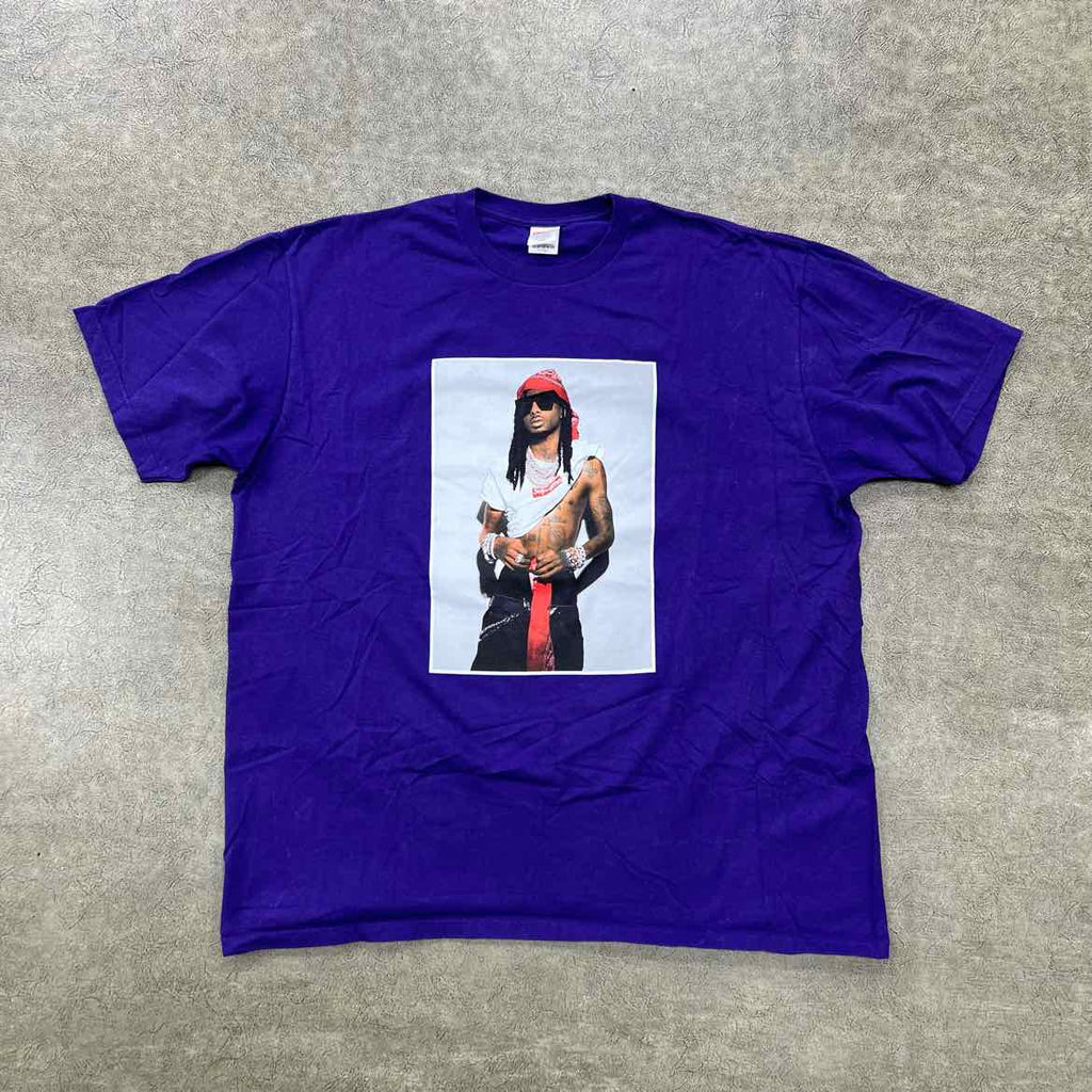 Supreme T-Shirt "PLAYBOI CARTI" Purple Used Size 2XL