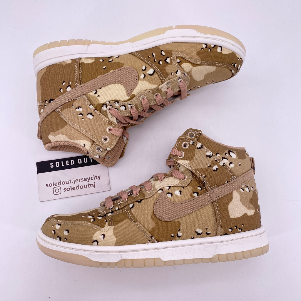 Nike (W) Dunk High "Desert Camo" 2022 Used Size 6.5W