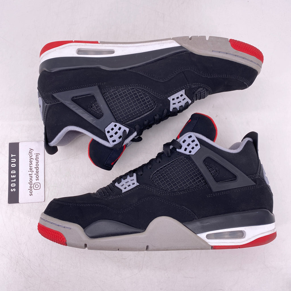 Air Jordan 4 Retro "Bred" 2019 Used Size 10.5