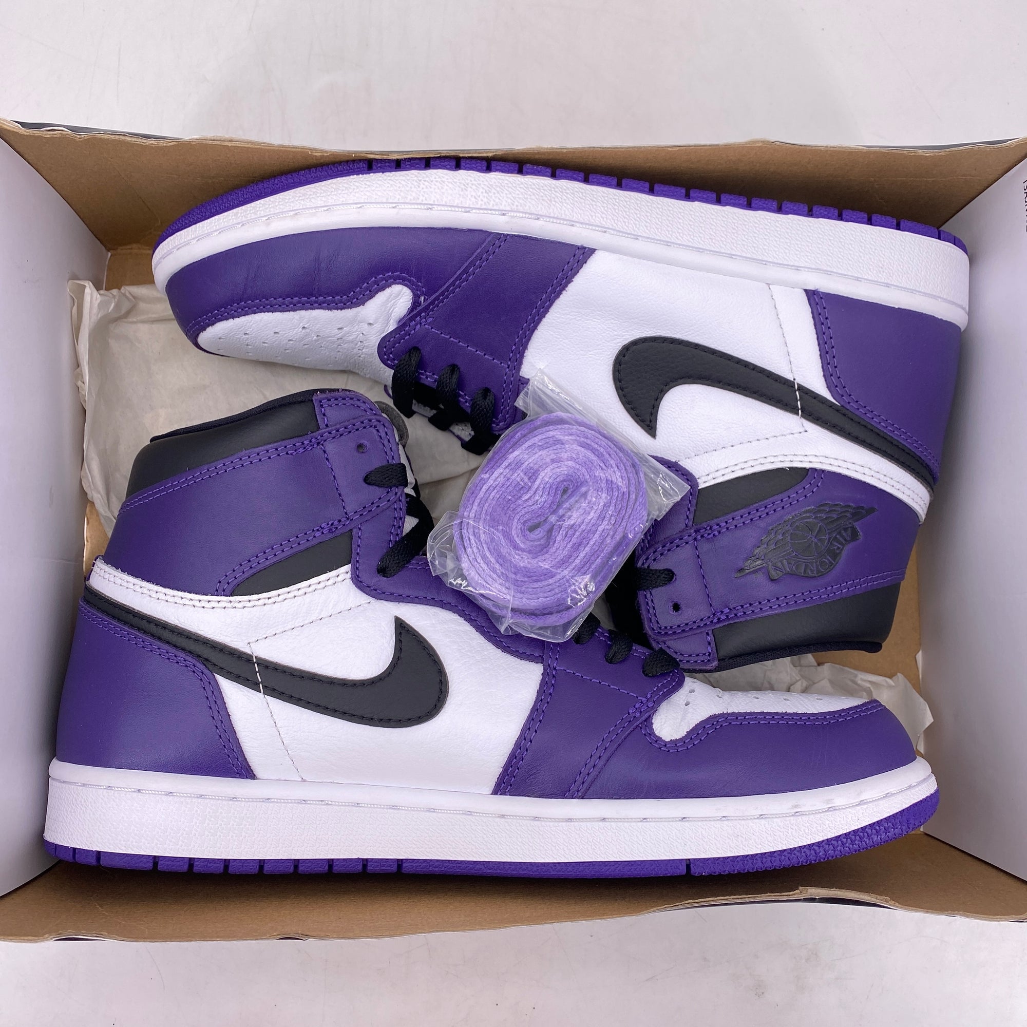 Air Jordan 1 Retro High OG &quot;Court Purple 2.0&quot; 2020 Used Size 10