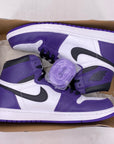 Air Jordan 1 Retro High OG "Court Purple 2.0" 2020 Used Size 10