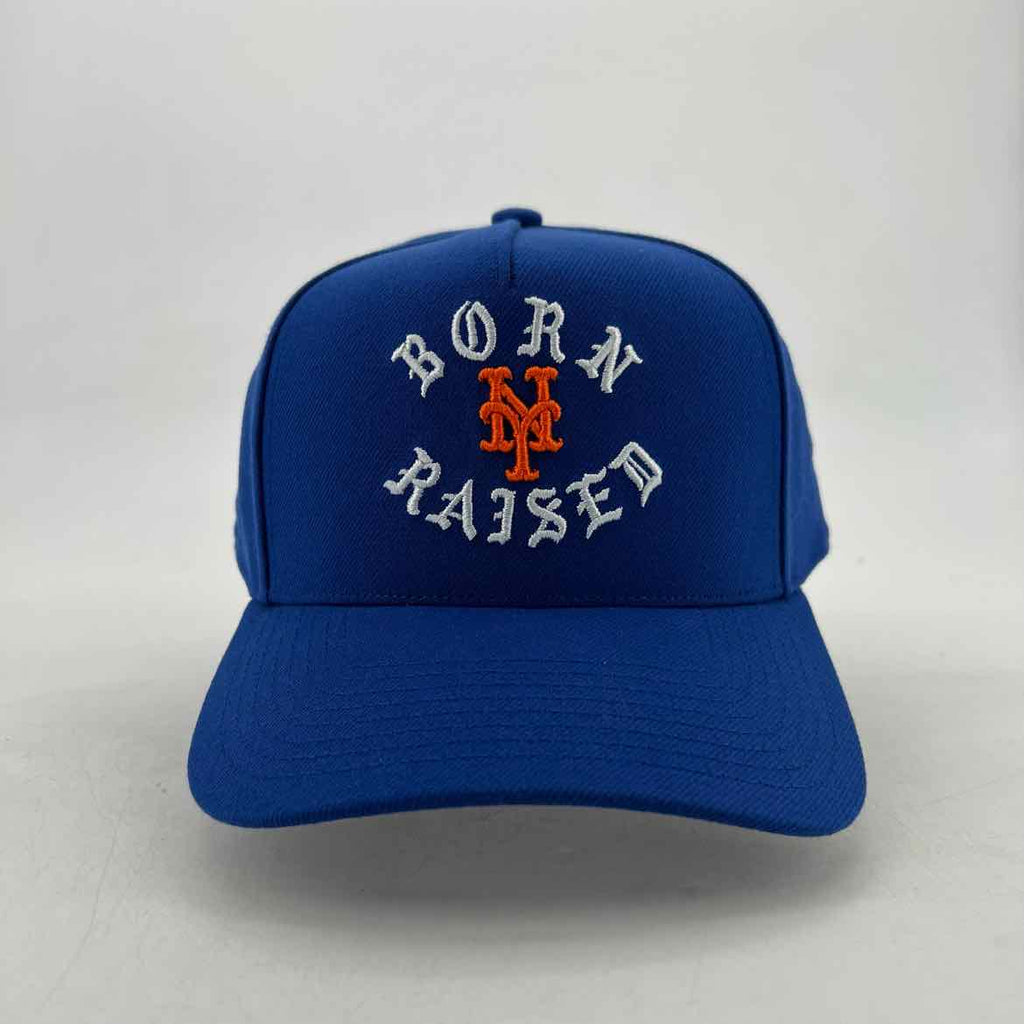 Mitchell & Ness Snapback "BORN & RAISED METS" New Blue Size OS