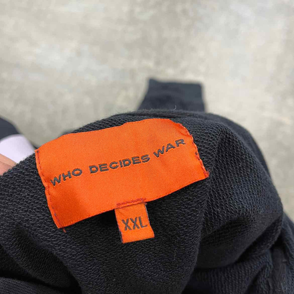 WHO DECIDES WAR Hoodie "CATHEDRAL" Black Used Size 2XL