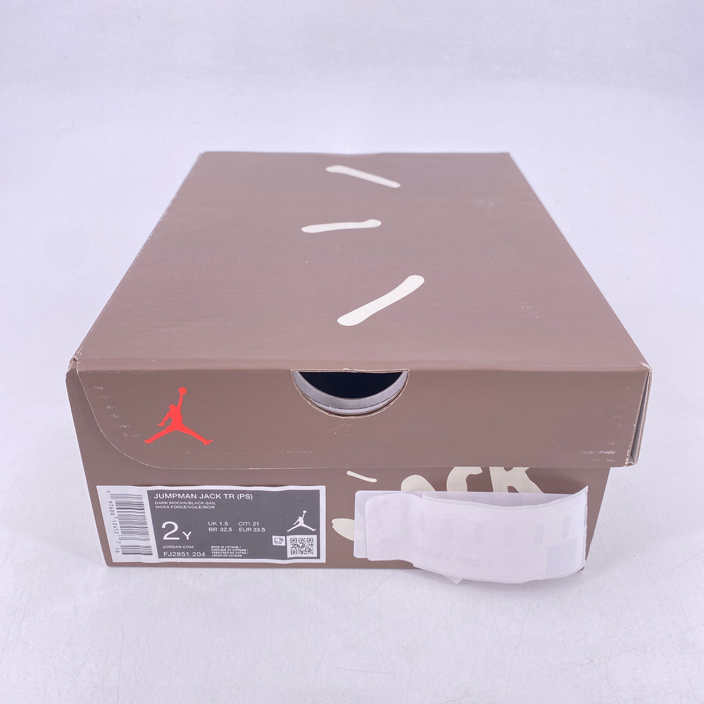 Air Jordan Jumpman Jack (PS) "Dark Mocha" 2024 New Size 2Y