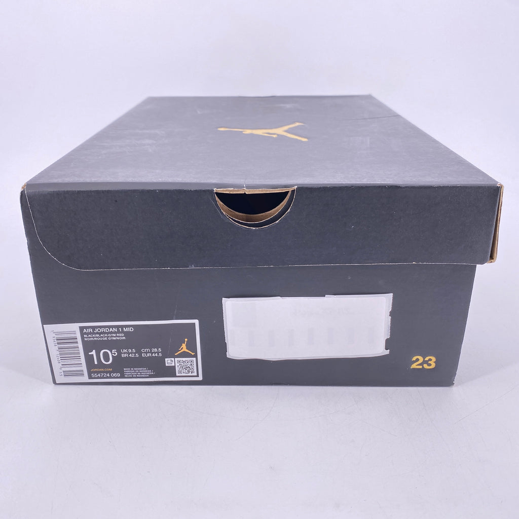 Air Jordan 1 Mid "Chicago Toe" 2020 New Size 10.5
