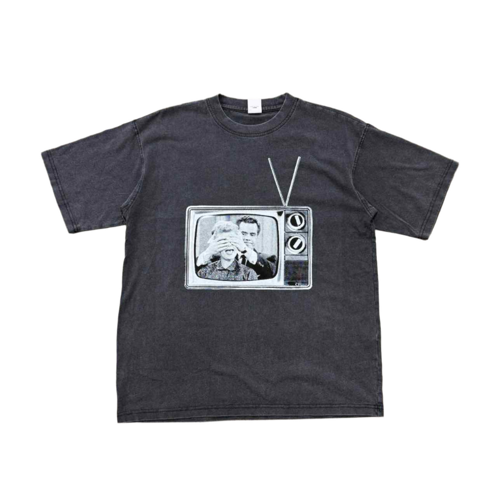 Soled Out T-Shirt "I LOVE LUCY" Washed Black New Size S