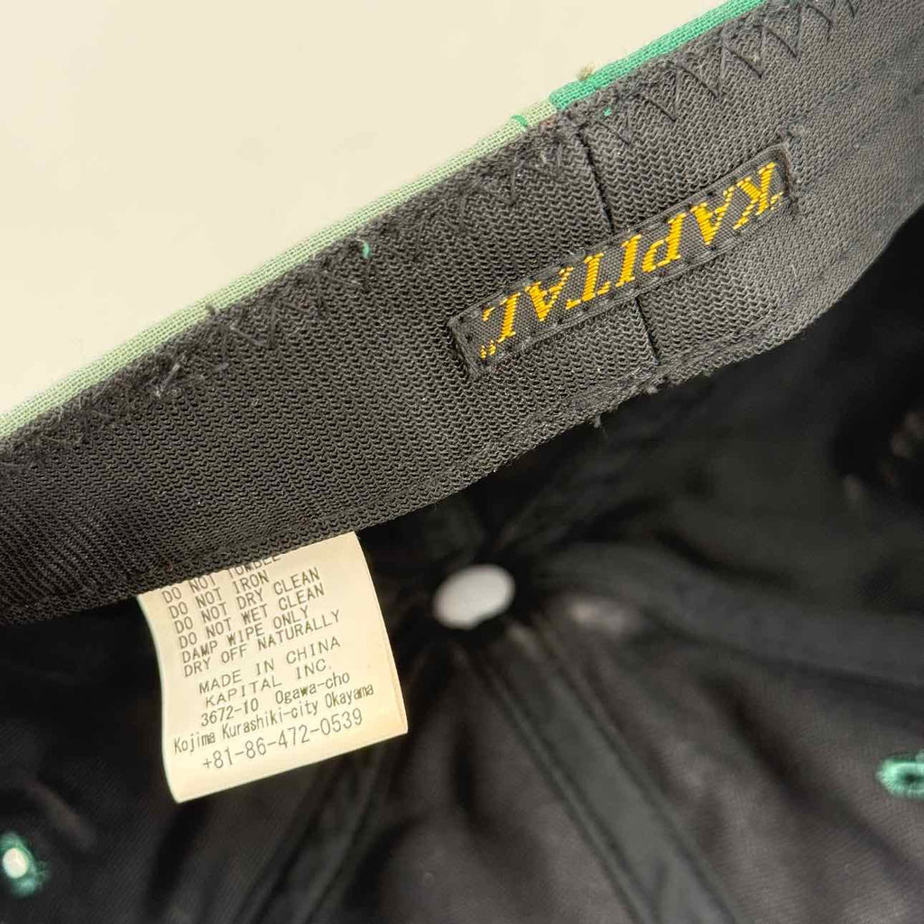 Kapital Hat "PAISLEY" Used Size OS Green