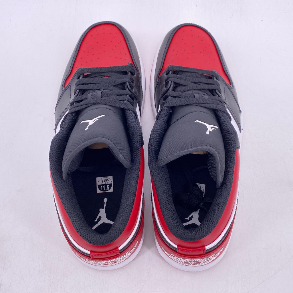 Air Jordan 1 Low "Bred Toe" 2021 New Size 11.5