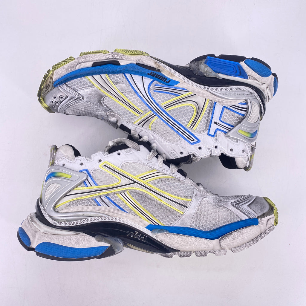 Balenciaga Runner "White Yellow Blue"  New Size 42