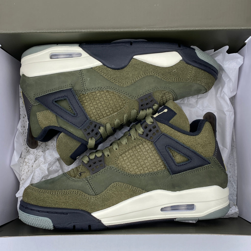 Air Jordan 4 Retro "Medium Olive" 2023 New Size 7