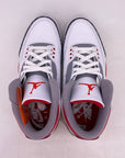 Air Jordan 3 Retro "Fire Red" 2022 New Size 8.5